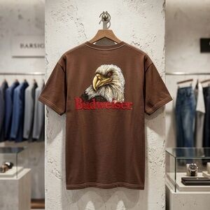 Urban Outfitters Budweiser Eagle Graphic Tee Unisex S NWT